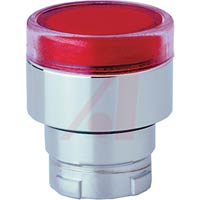 Push Button Oper. 22 mm,  Ill.Flush Hd, Mom, Red, 24 V