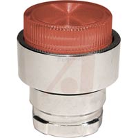 Push Button Oper. 22 mm,  Ill.Proj. Hd, Mom, Red, 230 V