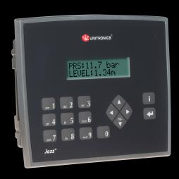 FLAT FASCIA, 6 DIGITAL INPUTS, 4 RELAY OUTPUTS, BUILT-IN MINI USB PORT, 48K (VIRTUAL)) LADDER LOGIC MEMORY & 1.5UsEC FOR BIT OPERATIONS(TYPICAL), 24VDC