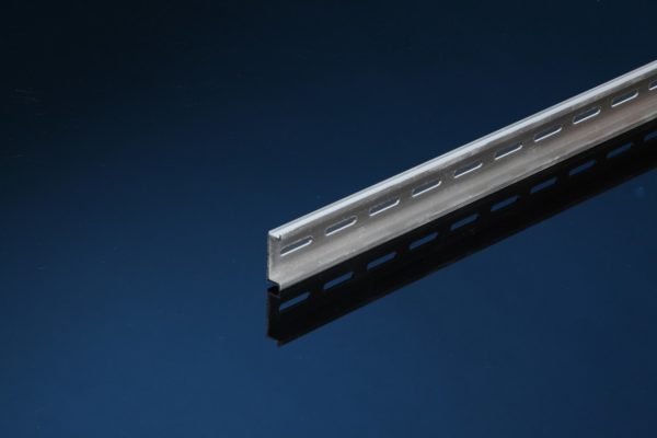IBOCO OMEGA-3FAL1, DIN RAIL, ALUMINUM, WITH HOLES, 1 METER 3'3", PACK OF 40 PCS