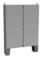 N4X Dbl Door Floormount Encl w/panel - 60 x 60 x 12 - 316 SS