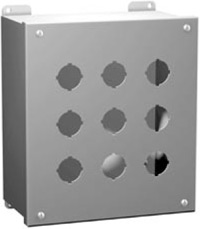 Pushbutton Encl - Extra Deep - 16 PB x 30.5mm - 304SS