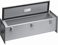 N12 Wireway, Cross fitting - Fits 2.5 x 2.5 - Steel/Gray