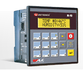 24VDC, 12 Digital Inputs including 2 Analog inputs and 2 temperature measurement inputs, high speed counter/ shaft encoder input, 8 relay outputs, 2 Analog outputs, RS232/ RS485.