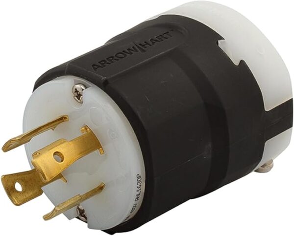 COOPER ARROW HART WIRING DEVICE AHL1630P, PLUG 30A 480V 3PH 3P4W