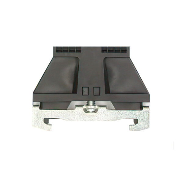 WIELAND Z5.522.8553.0 DIN RAIL END STOP BRACKET, BLACK 9708 / 2 S 35
